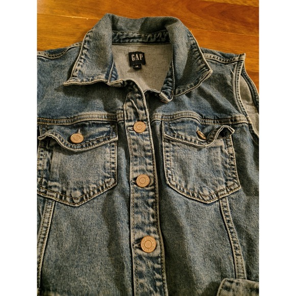 Gap Size 14 Sleeveless Denim Dress - Picture 4 of 6